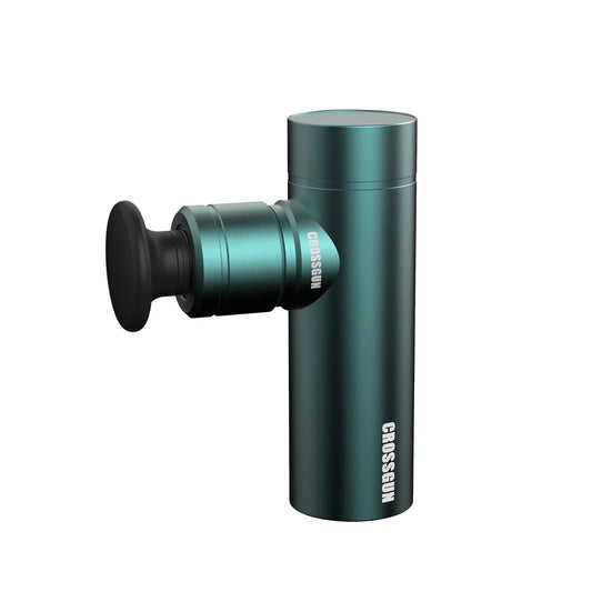 CROSSGUN Mini Muscle Massage Gun Portable Massager Head Vibration Fascial Gun for Body Neck Back Relaxation Sport Pain Relief
